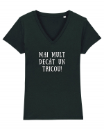 MAI MULT DECÂT UN TRICOU Tricou mânecă scurtă guler V Damă Evoker