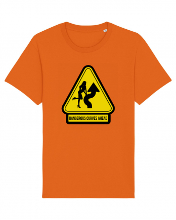 Dangerous curves ahead Bright Orange