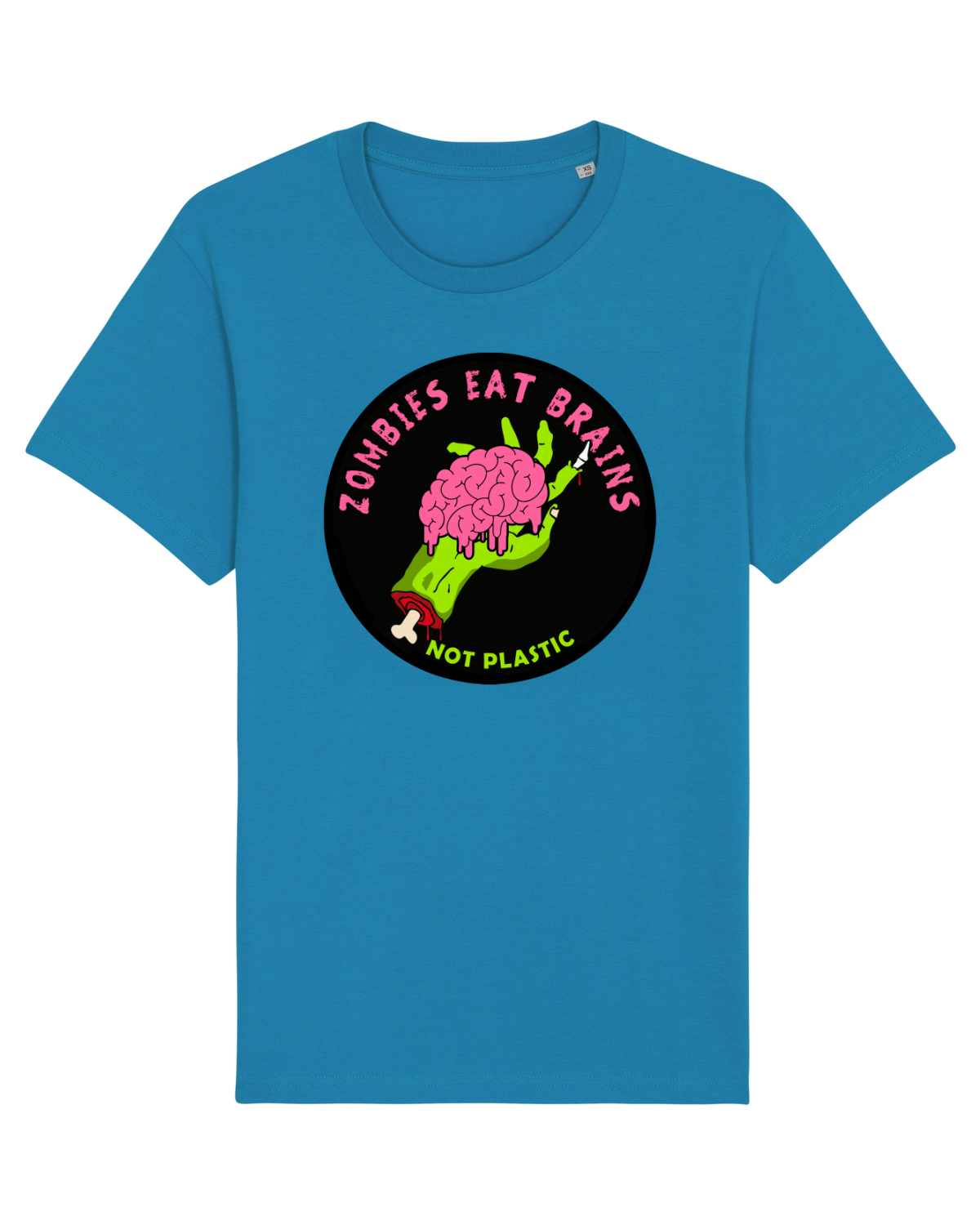 Tricou mânecă scurtă Unisex Rocker Azur