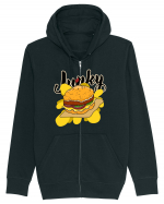 Burger Junky Hanorac cu fermoar Unisex Connector