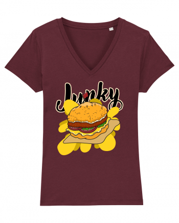 Burger Junky Burgundy