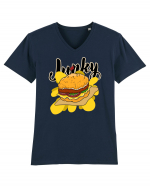 Burger Junky Tricou mânecă scurtă guler V Bărbat Presenter