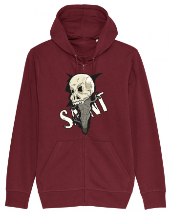 Skull Saint Burgundy