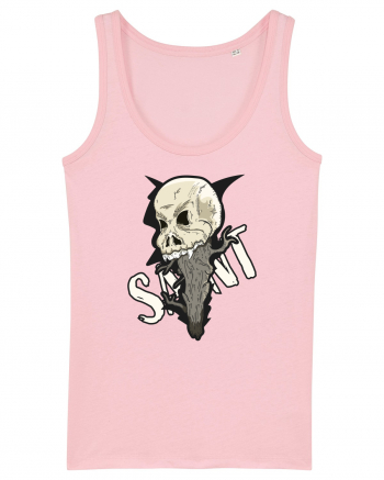 Skull Saint Cotton Pink