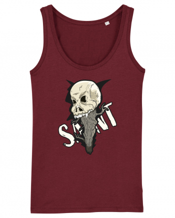 Skull Saint Burgundy