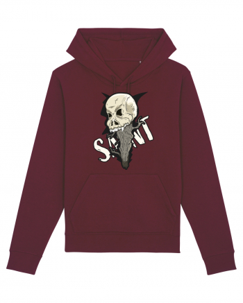 Skull Saint Burgundy