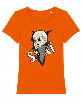 Skull Saint Bright Orange