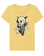 Skull Saint Tricou mânecă scurtă guler larg fitted Damă Expresser