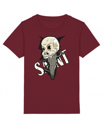 Skull Saint Burgundy