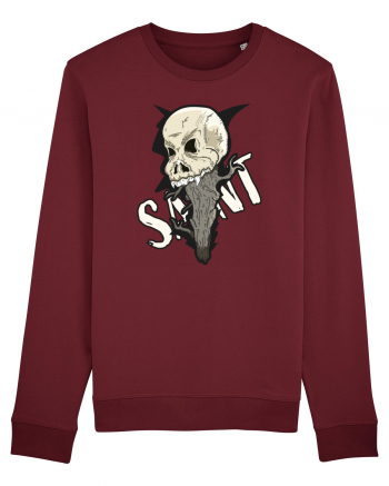 Skull Saint Burgundy