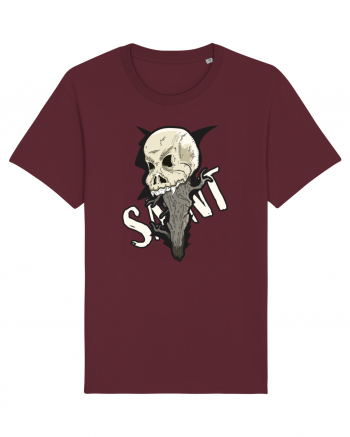 Skull Saint Burgundy