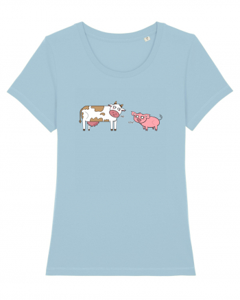 Pig! Cow! Sky Blue