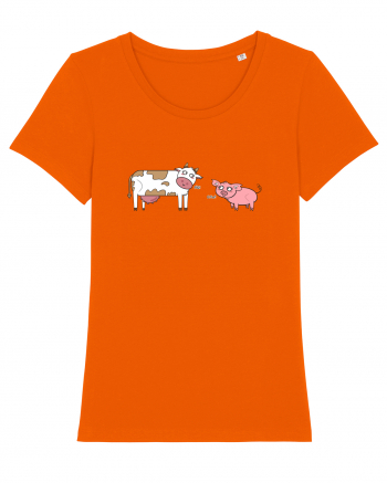 Pig! Cow! Bright Orange