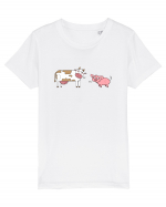 Pig! Cow! Tricou mânecă scurtă  Copii Mini Creator