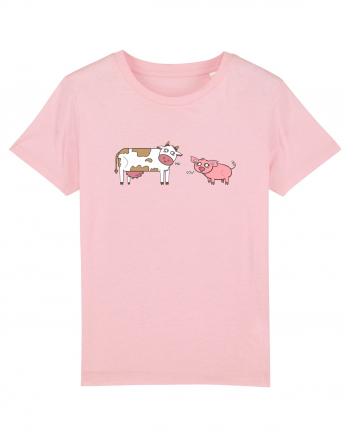 Pig! Cow! Cotton Pink