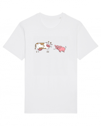 Pig! Cow! Tricou mânecă scurtă Unisex Rocker