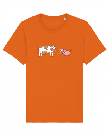 Pig! Cow! Bright Orange