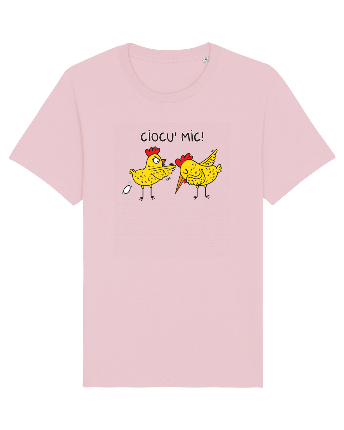 Tricou mânecă scurtă Unisex Rocker Cotton Pink