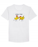 Ciocu' mic! Tricou mânecă scurtă guler larg Bărbat Skater