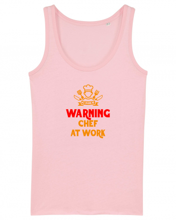 WARNING! CHEF AT WORK! - ATENTIE, CHEF / BUCATAR LA TREABA! Cotton Pink