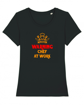 WARNING! CHEF AT WORK! - ATENTIE, CHEF / BUCATAR LA TREABA! Black