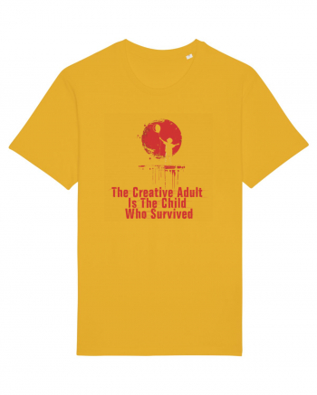 THE CREATIVE ADULT IS THE CHILD WHO SURVIVED Spectra Yellow