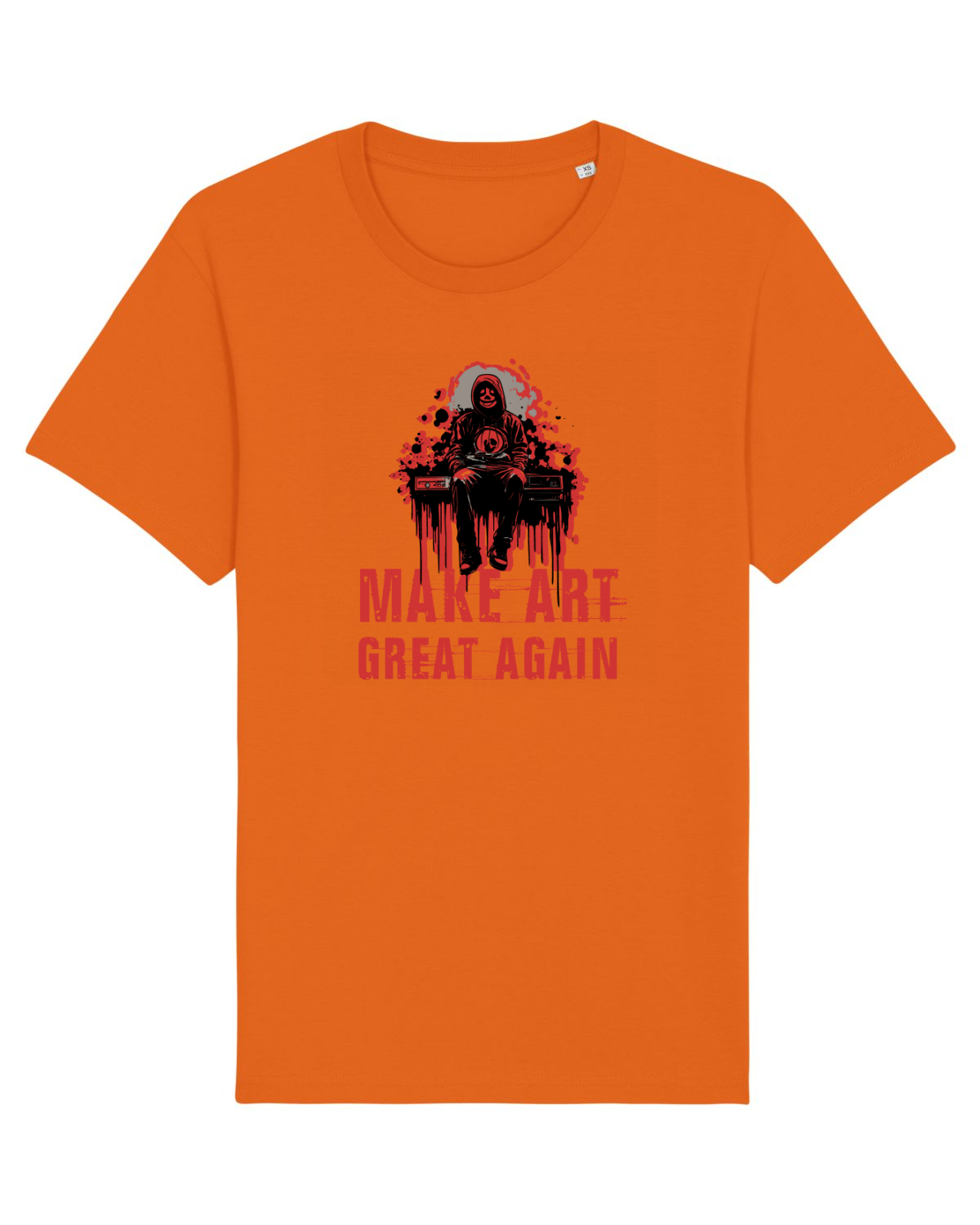 Tricou mânecă scurtă Unisex Rocker Bright Orange