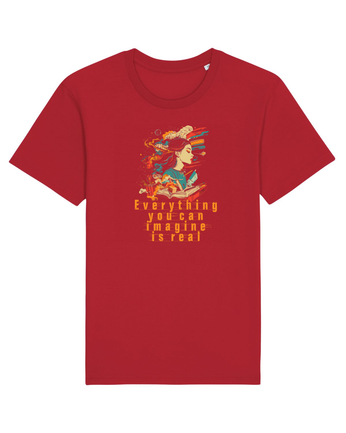 Tricou mânecă scurtă Unisex Rocker Red