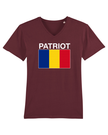 Patriot Romania Patriotism Steag Tricolor  Burgundy