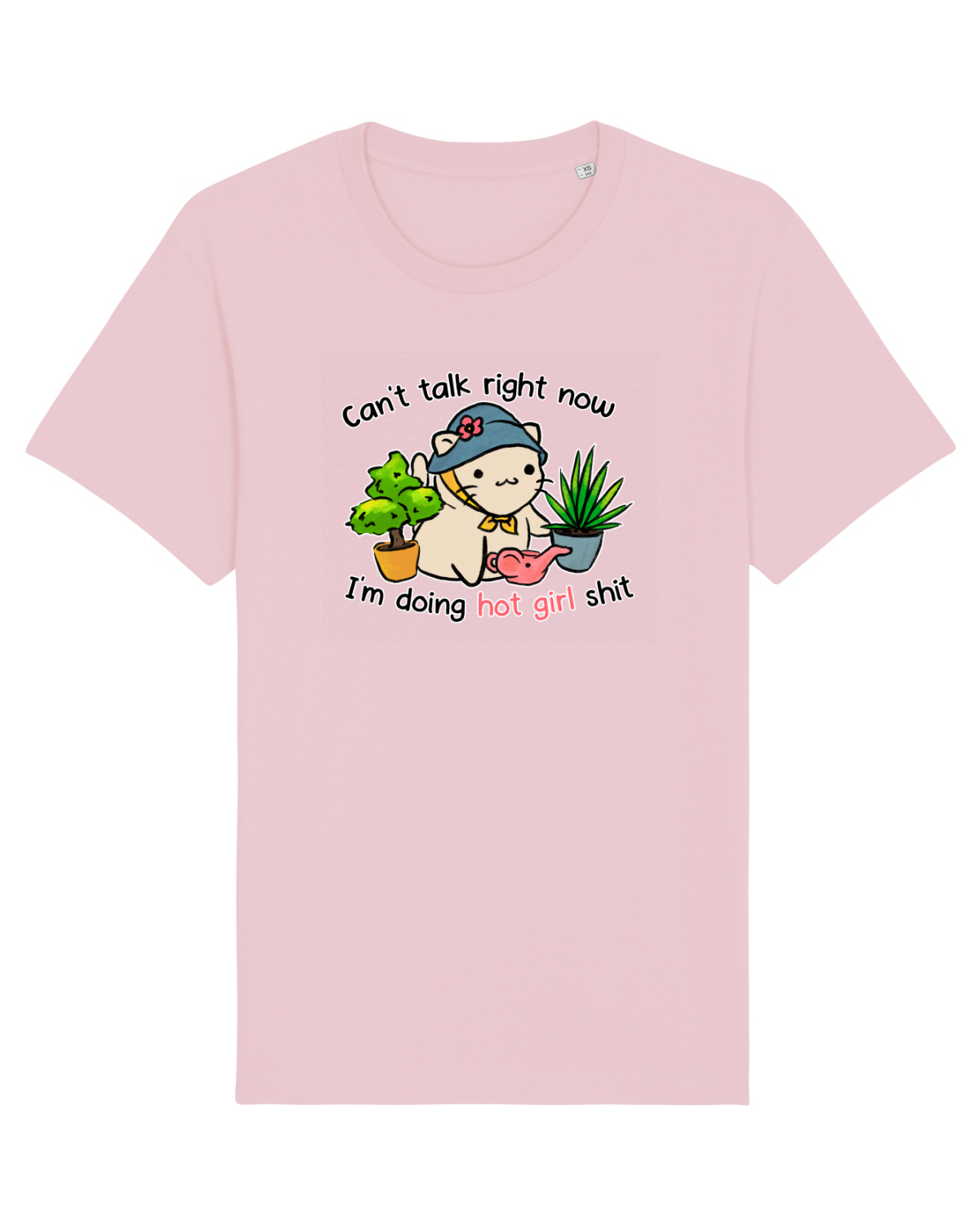 Tricou mânecă scurtă Unisex Rocker Cotton Pink