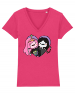 Adventure Time Tricou mânecă scurtă guler V Damă Evoker