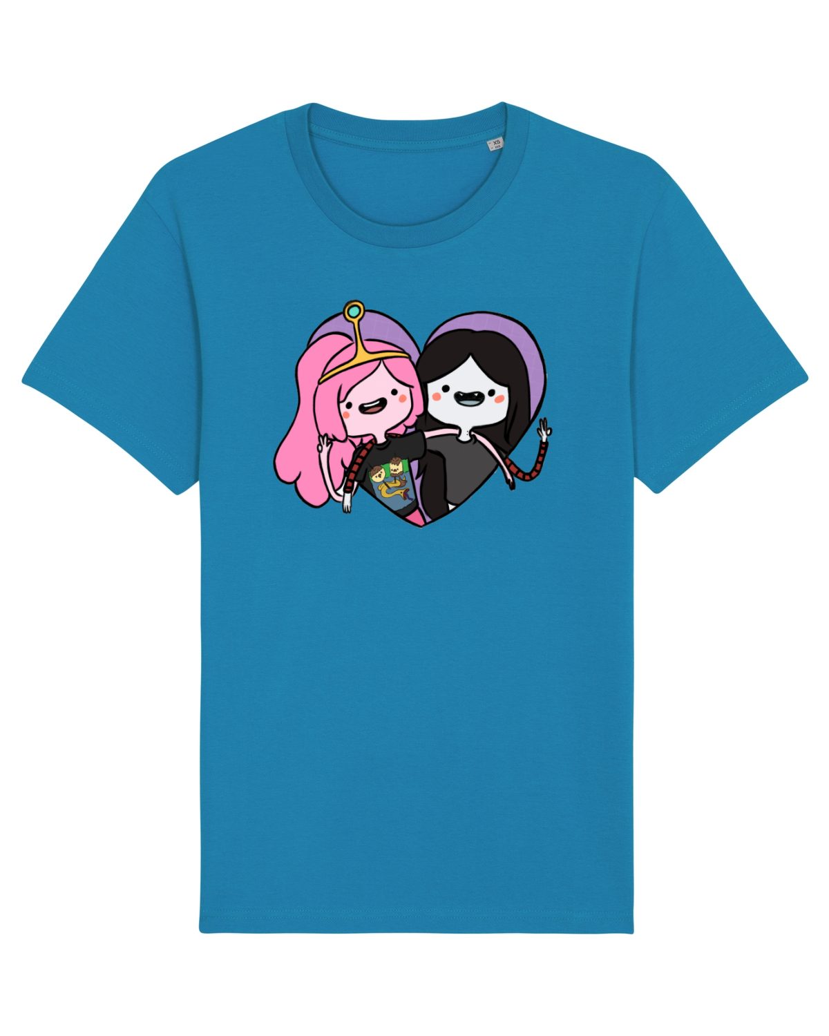 Tricou mânecă scurtă Unisex Rocker Azur
