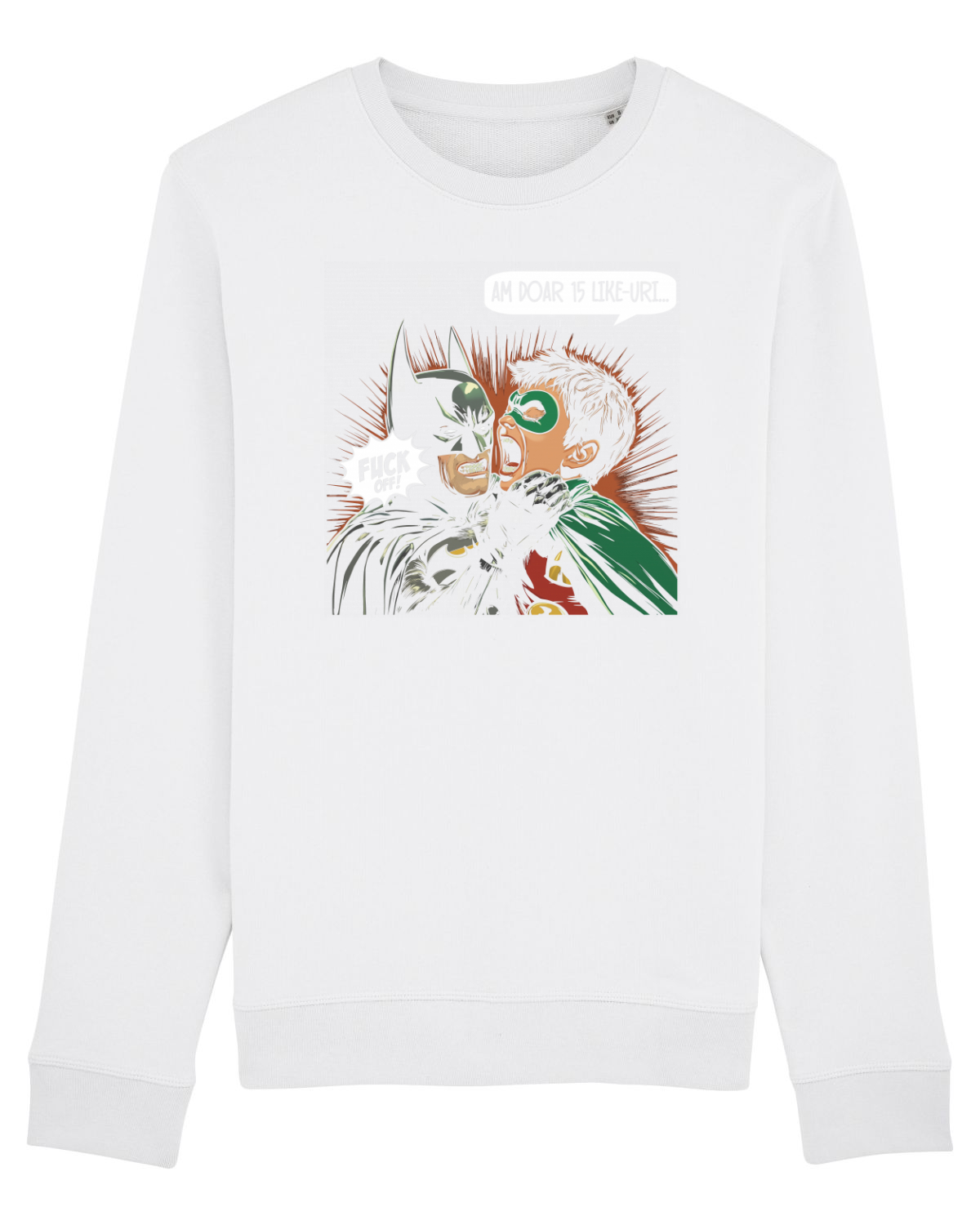 Bluză mânecă lungă Unisex Rise White