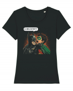 CU CINE AI VOTAT ?!? - BATMAN Tricou mânecă scurtă guler larg fitted Damă Expresser