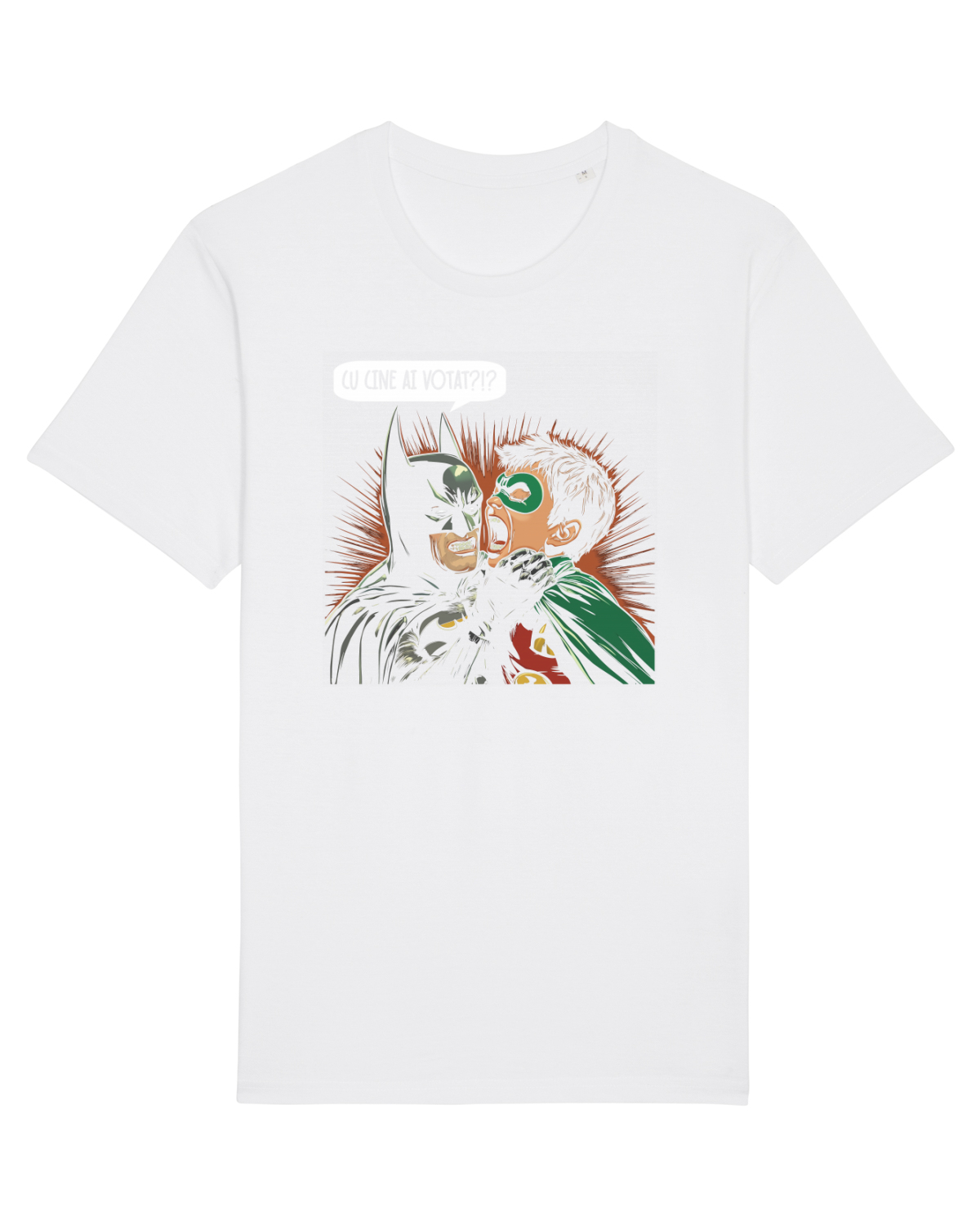 Tricou mânecă scurtă Unisex Rocker White