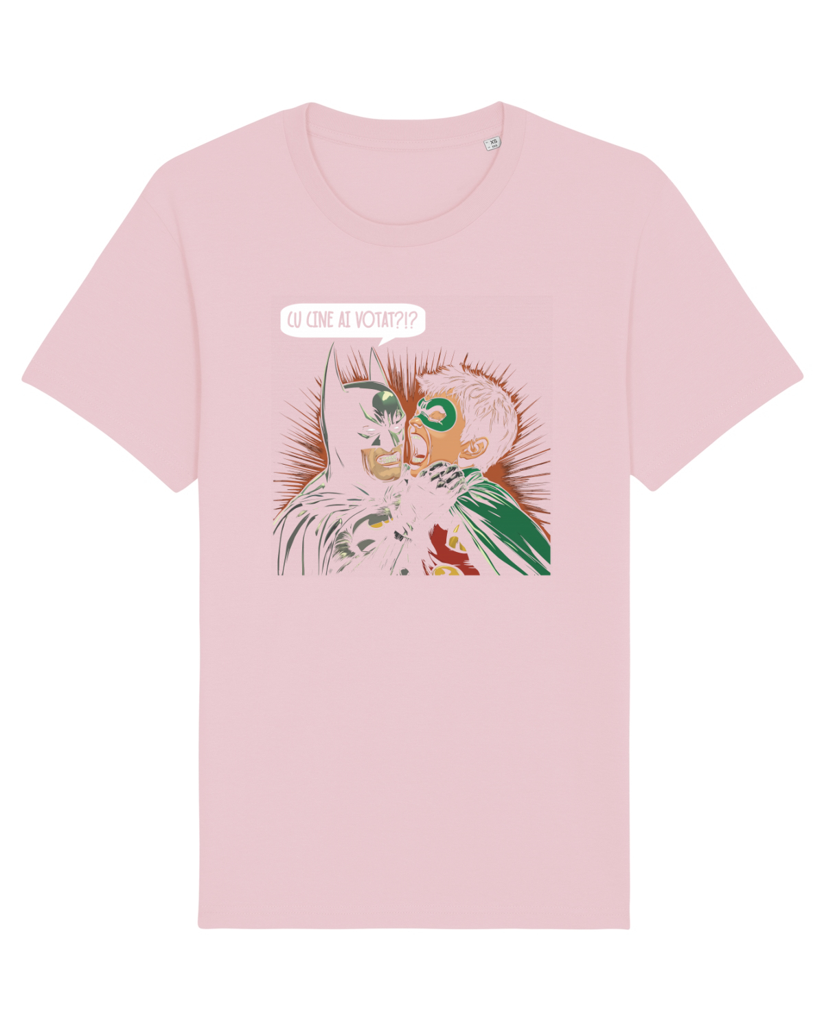 Tricou mânecă scurtă Unisex Rocker Cotton Pink