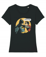 CU CINE AI VOTAT ?!? 2 - BATMAN Tricou mânecă scurtă guler larg fitted Damă Expresser