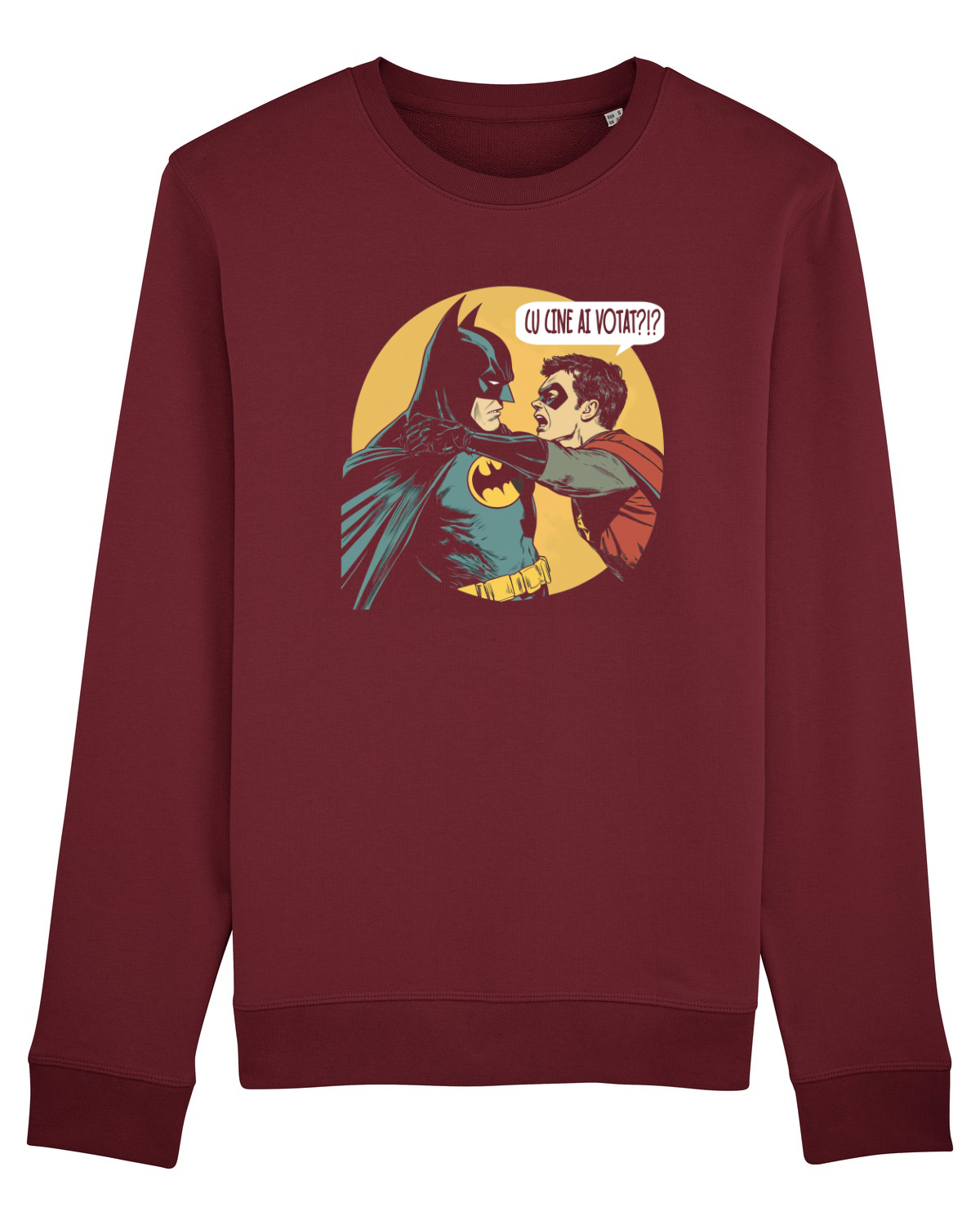 Bluză mânecă lungă Unisex Rise Burgundy