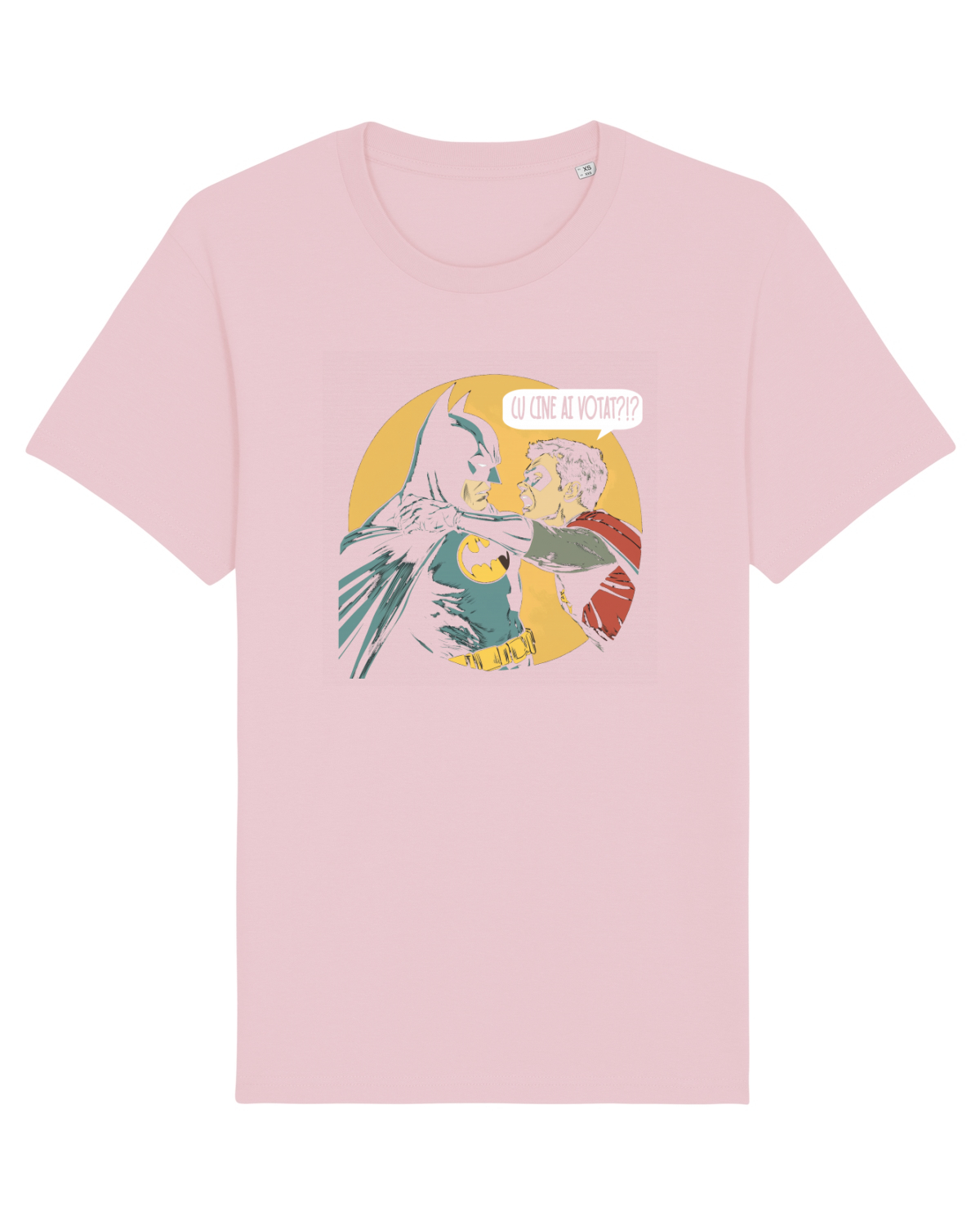 Tricou mânecă scurtă Unisex Rocker Cotton Pink