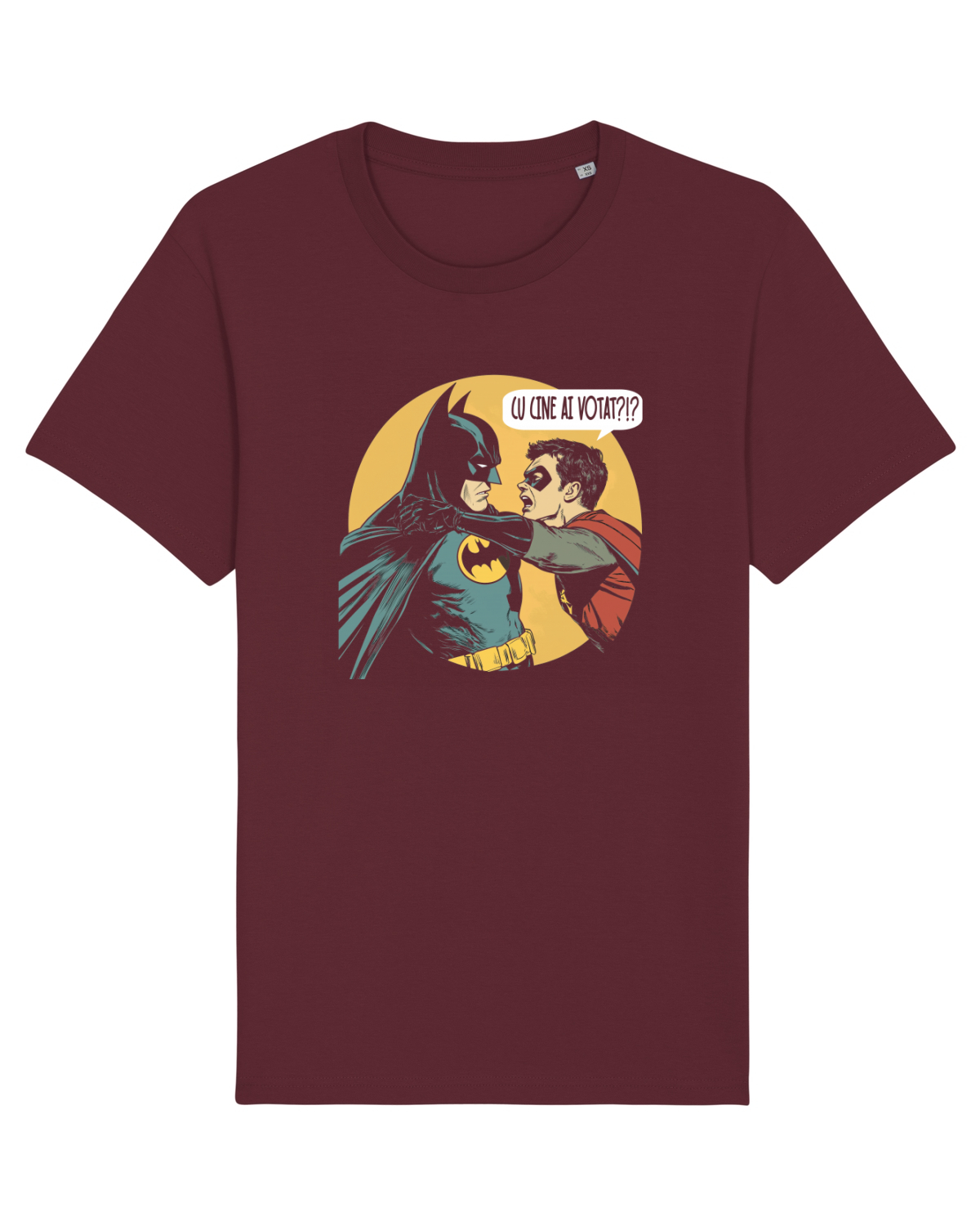 Tricou mânecă scurtă Unisex Rocker Burgundy