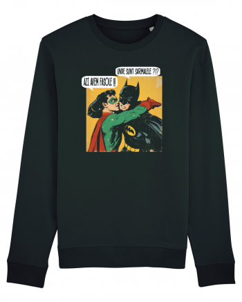 UNDE SUNT SARMALELE? AZI AVEM FASOLE! - BATMAN Bluză mânecă lungă Unisex Rise