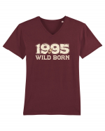 Născut in 1995 BC Wild born Tricou mânecă scurtă guler V Bărbat Presenter
