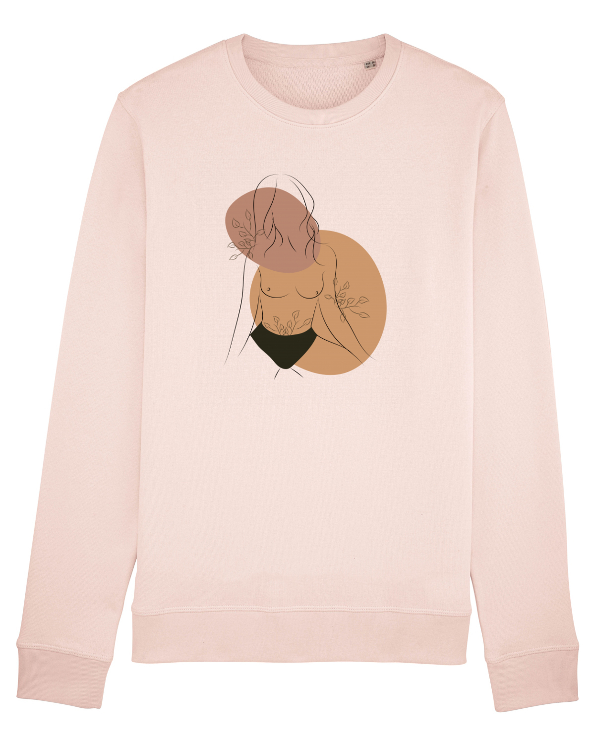 Bluză mânecă lungă Unisex Rise Candy Pink