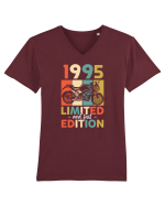 1995 - Limited and fast edition - Cadou aniversar 1995 Tricou mânecă scurtă guler V Bărbat Presenter