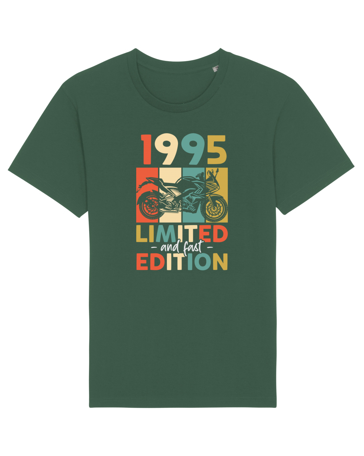Tricou mânecă scurtă Unisex Rocker Bottle Green