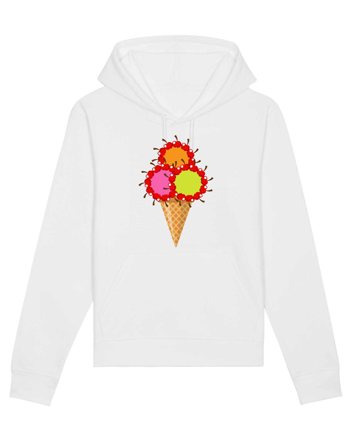Hanorac Unisex Drummer White