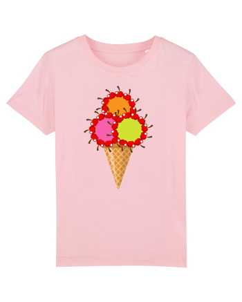 Cherry 3 ice-cream Cotton Pink