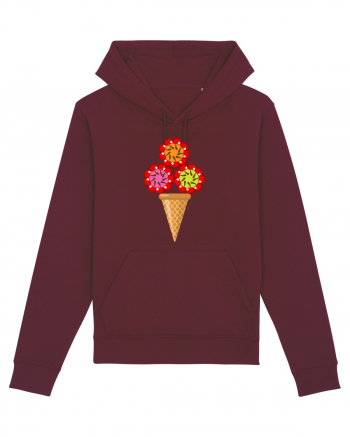 Cherry ice-cream Burgundy