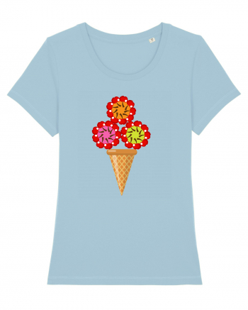 Cherry ice-cream Sky Blue