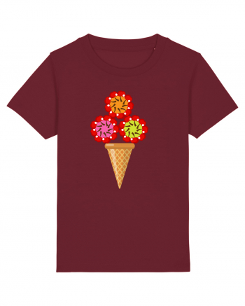 Cherry ice-cream Burgundy